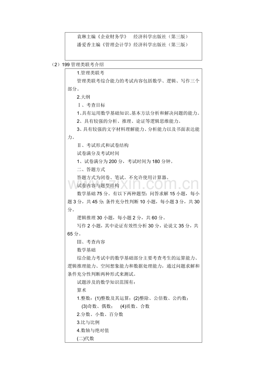 2017会计硕士考研考试科目详细分析.doc_第2页