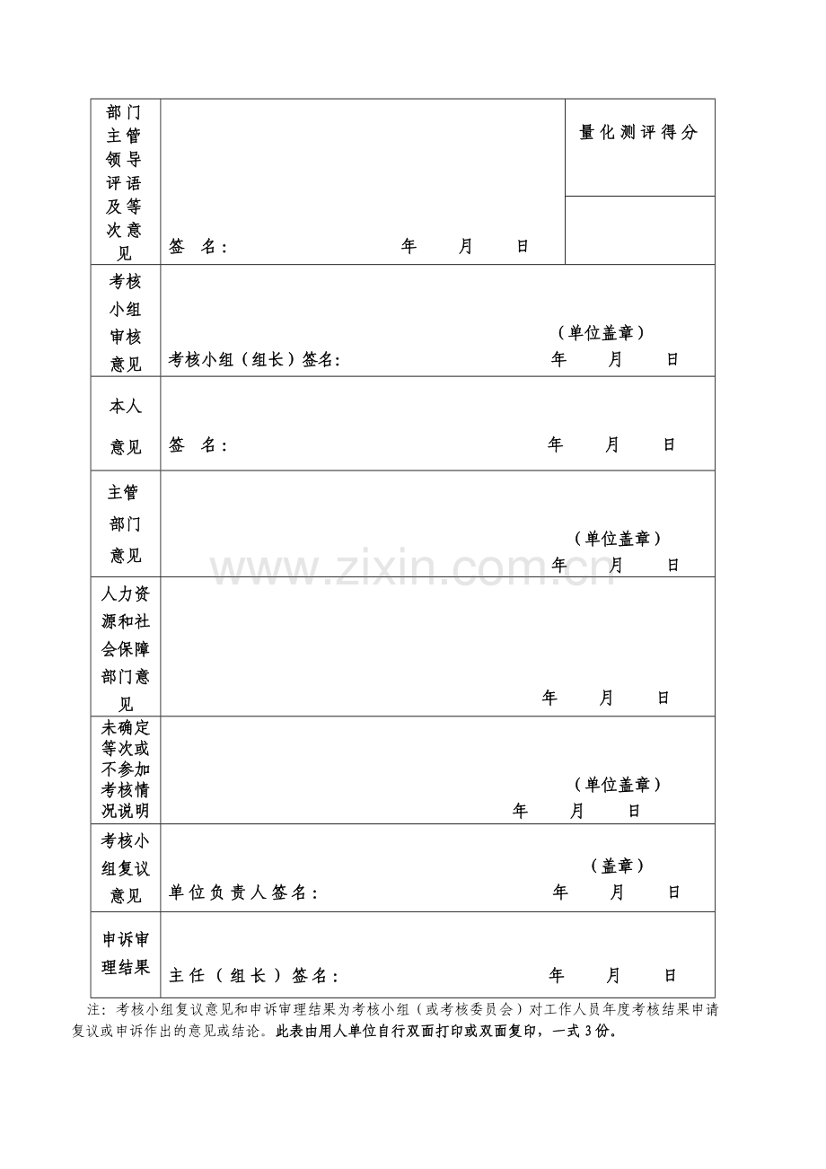 黔东南州事业单位工作人员年度考核登记表-(1).doc_第2页