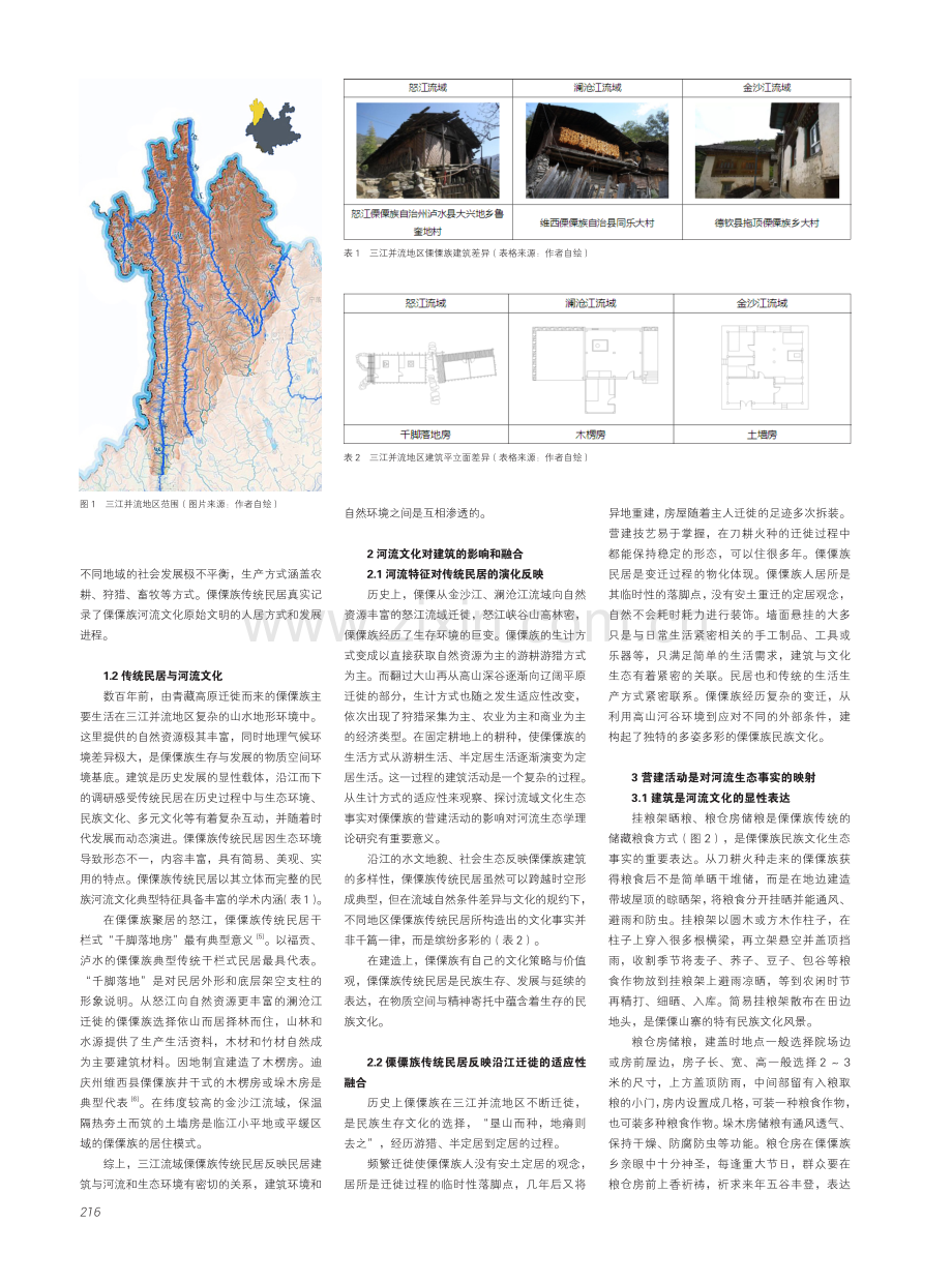 河流文化视域下傈僳族传统民居演化与融合研究.pdf_第2页