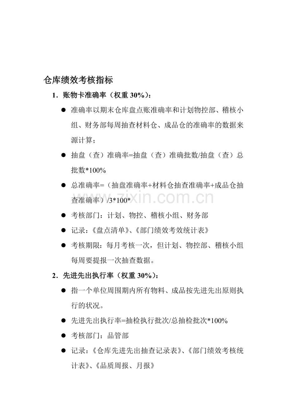 仓库绩效考核.doc_第1页