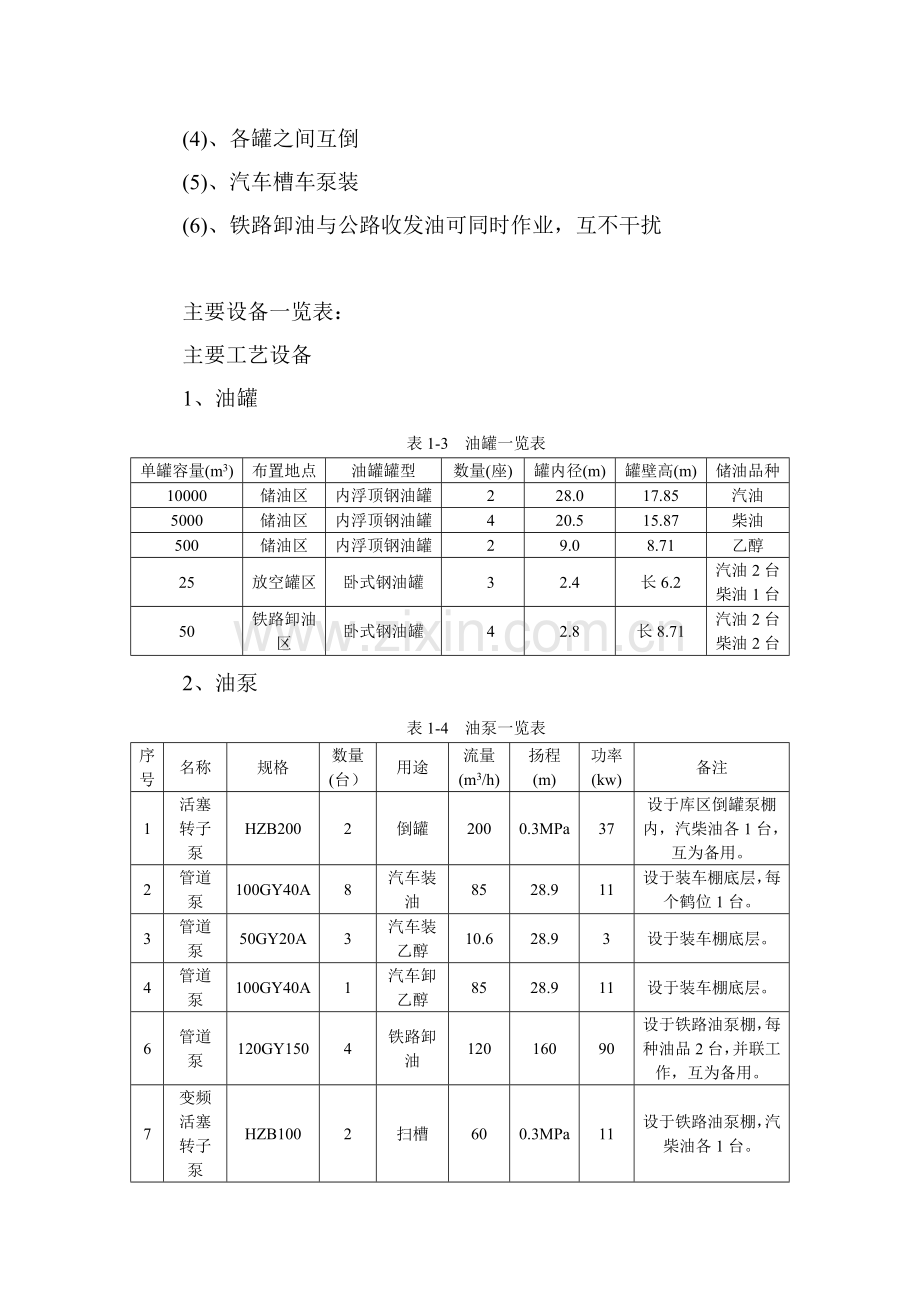 油库工艺流程及设备一览表.doc_第2页