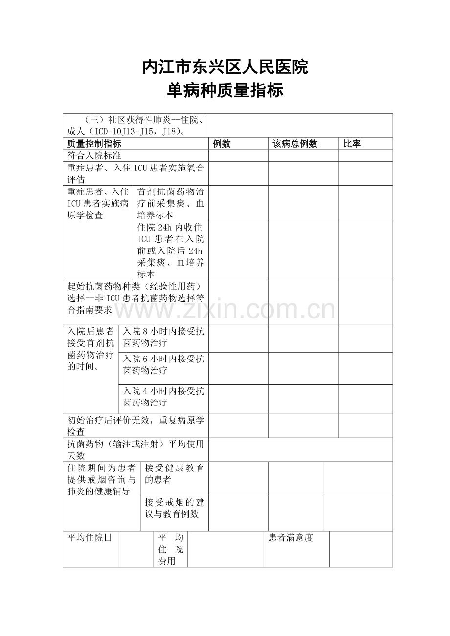 单病种质量指标表格.doc_第3页