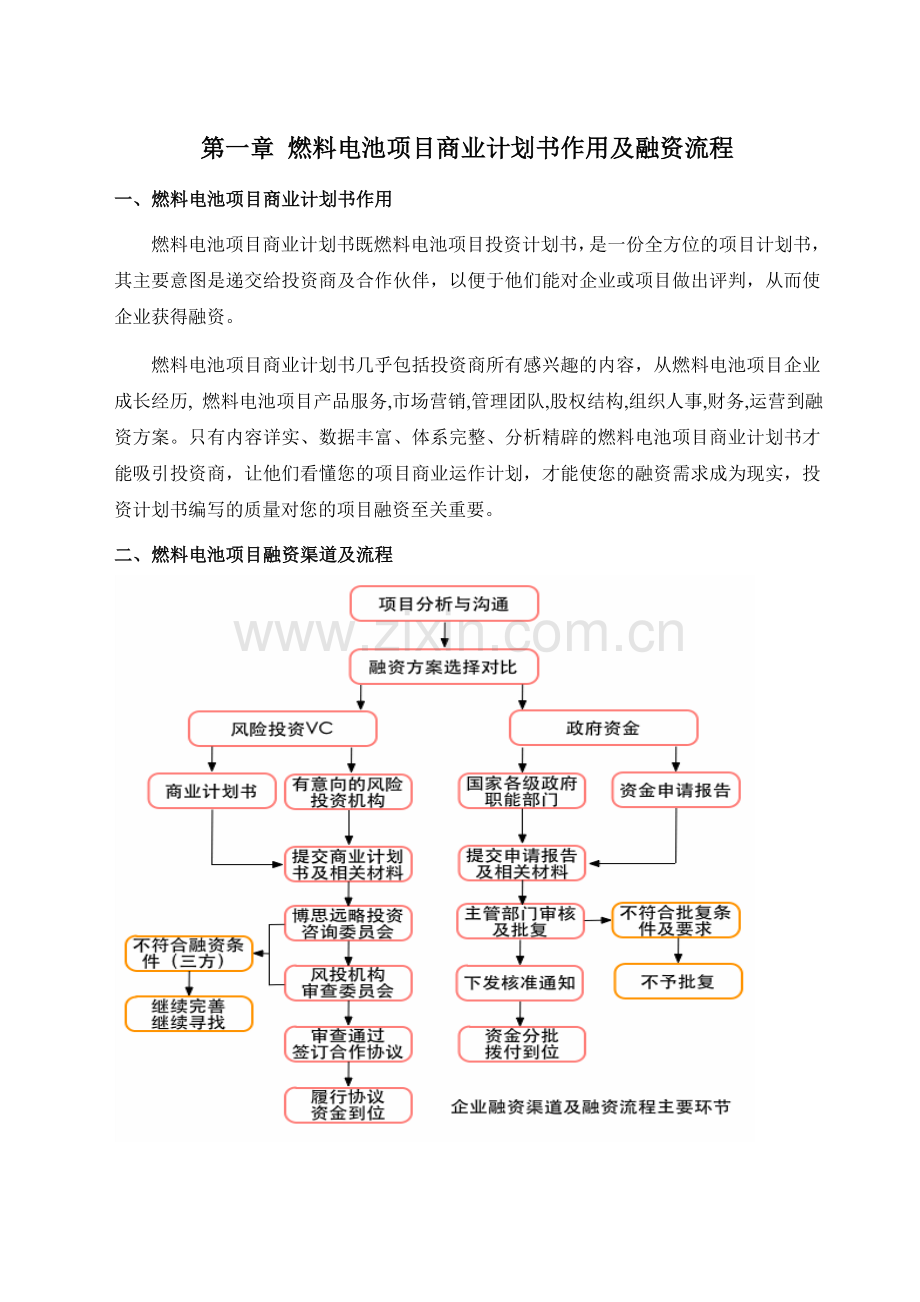 2013年优秀燃料电池项目商业计划书(可行性研究报告).doc_第3页