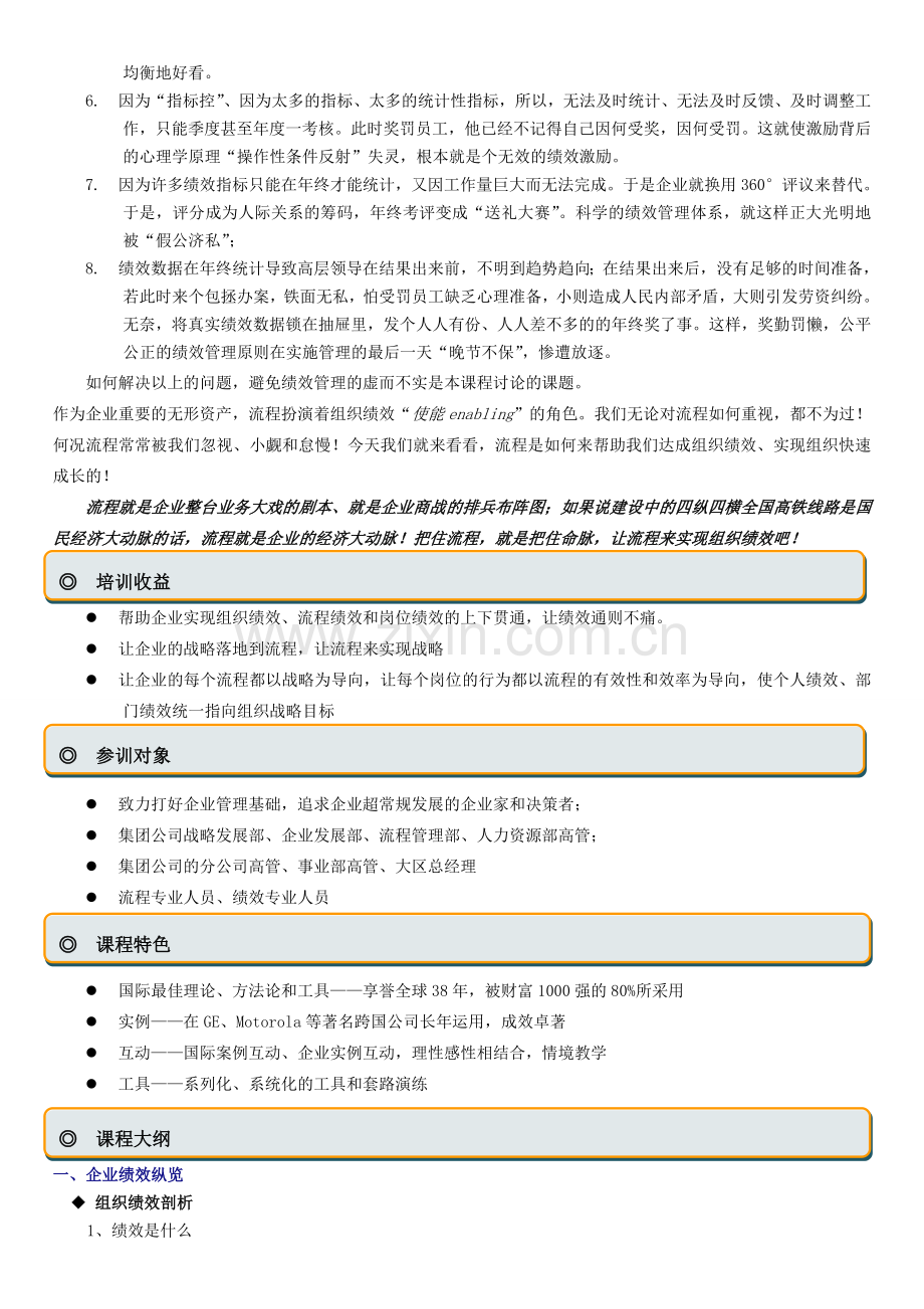 基于流程的组织绩效测评高级实务班.doc_第2页