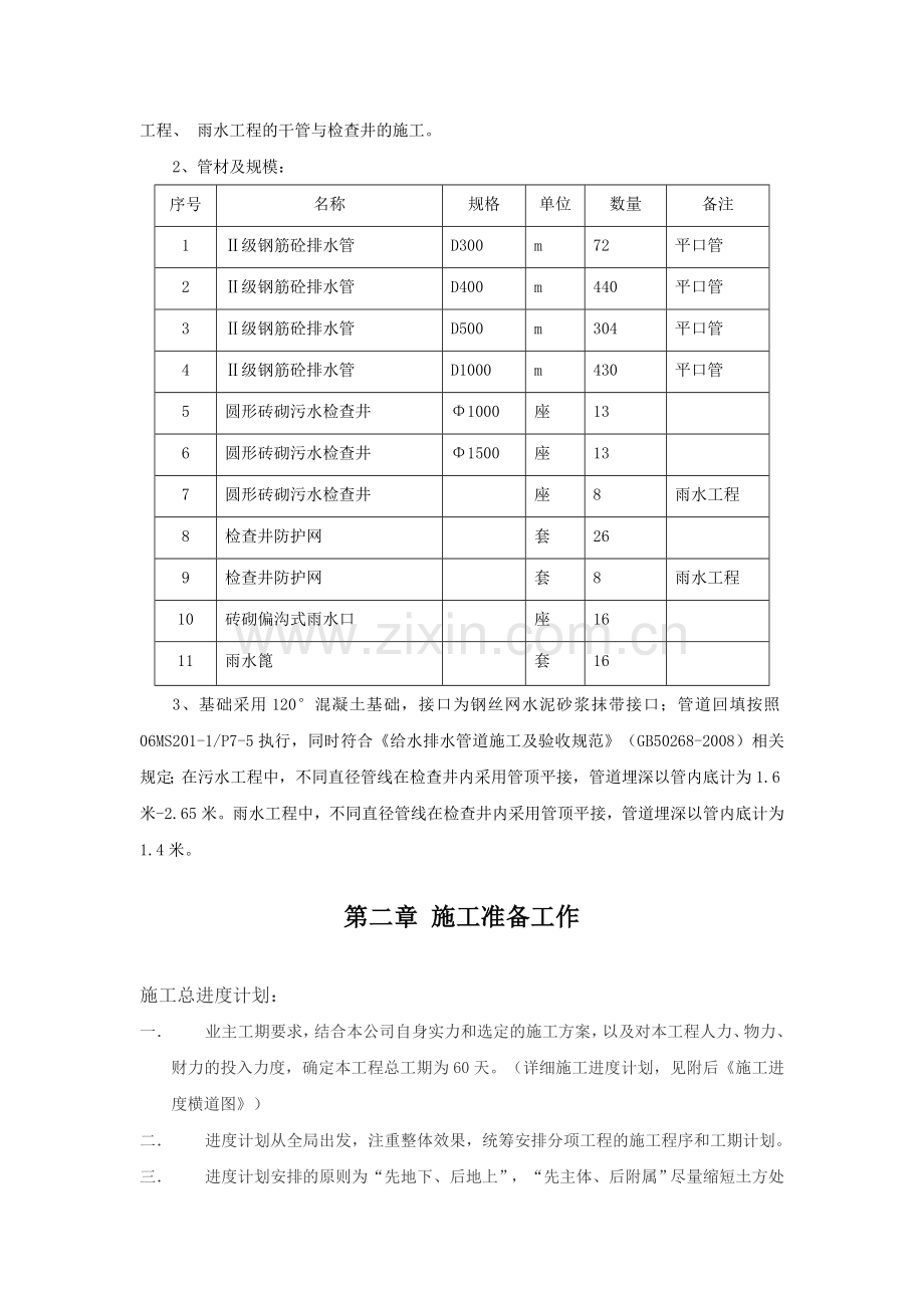 污水管道施工工程施工组织设计.doc_第2页