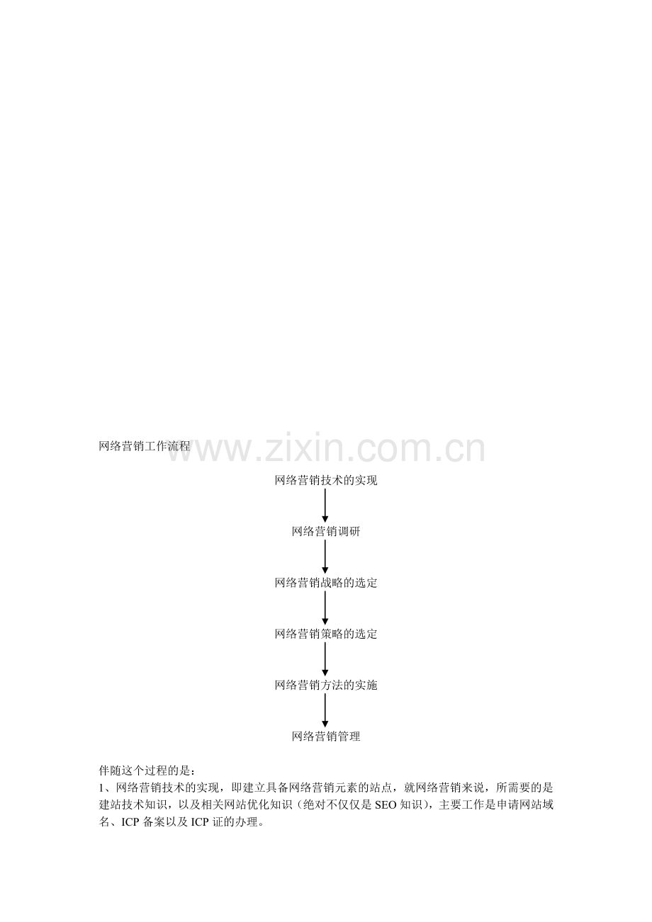 营销部工作内容和流程.doc_第1页