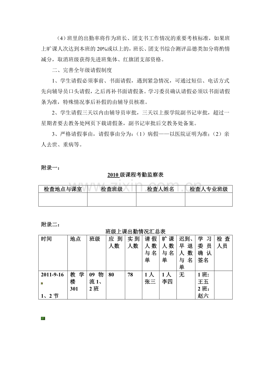 管理学院考勤制度实施办法.doc_第2页