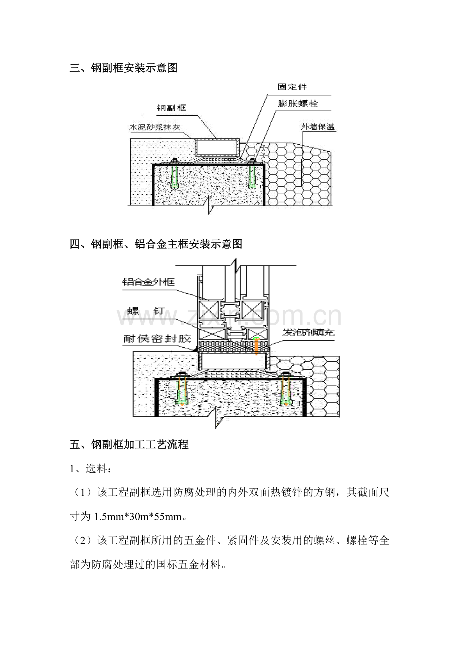 铝合金窗钢副框工艺流程修正版.doc_第2页