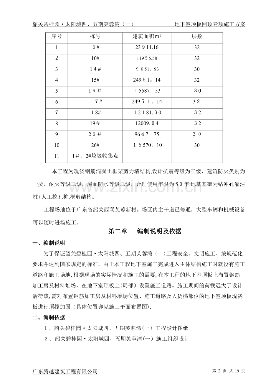 地下室顶板回顶专项施工方案.doc_第2页