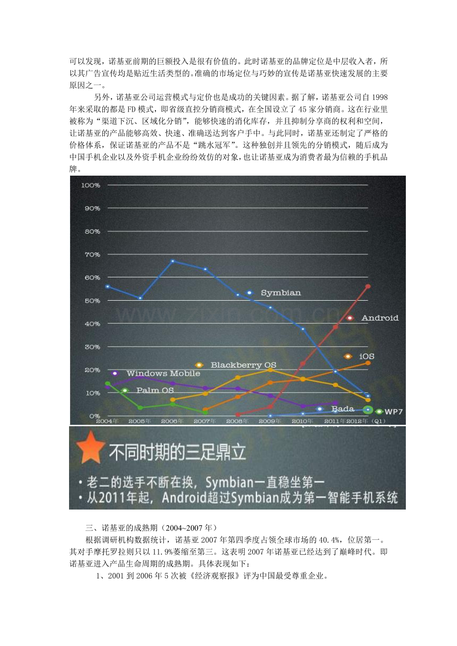 诺基亚产品的生命周期分析.doc_第2页