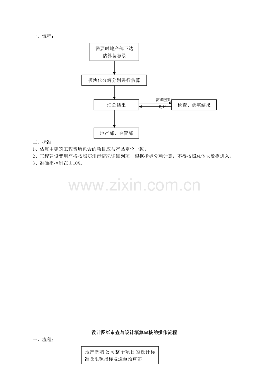 工程预算部工作模块化标准化设计业务流程.doc_第3页