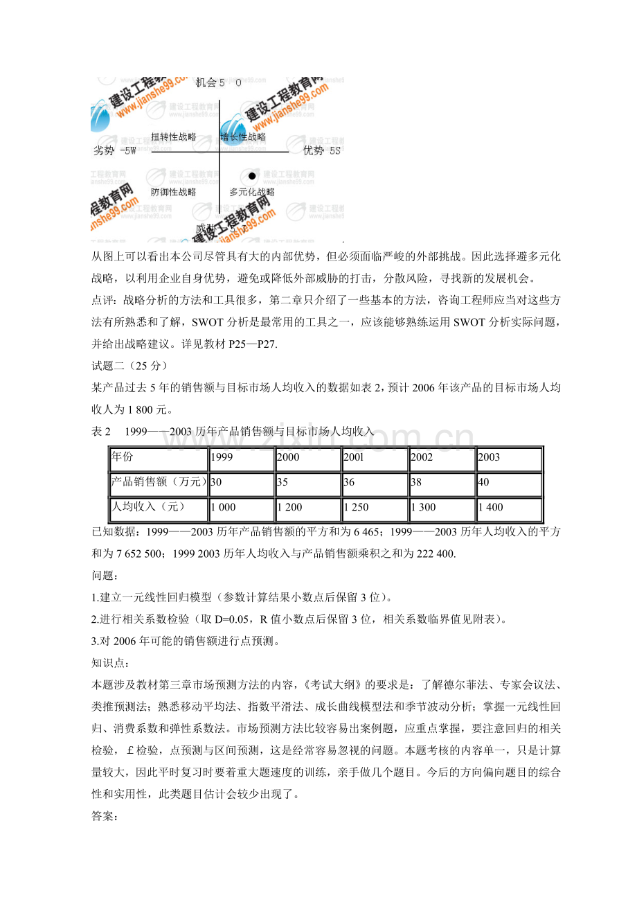 2004-2013年咨询工程师考试《现代咨询方法与实务》试题及答案.doc_第3页