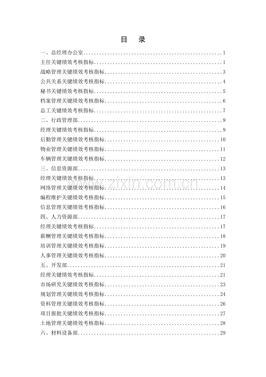 关键绩效考核指标库(10个部门-55页).doc_第3页