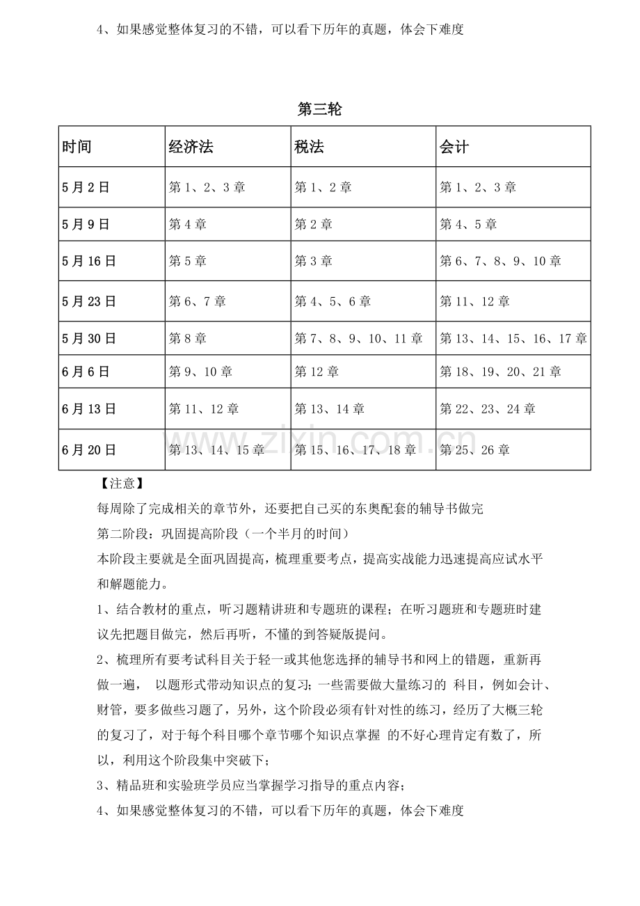 2015年CPA学习计划表.doc_第3页