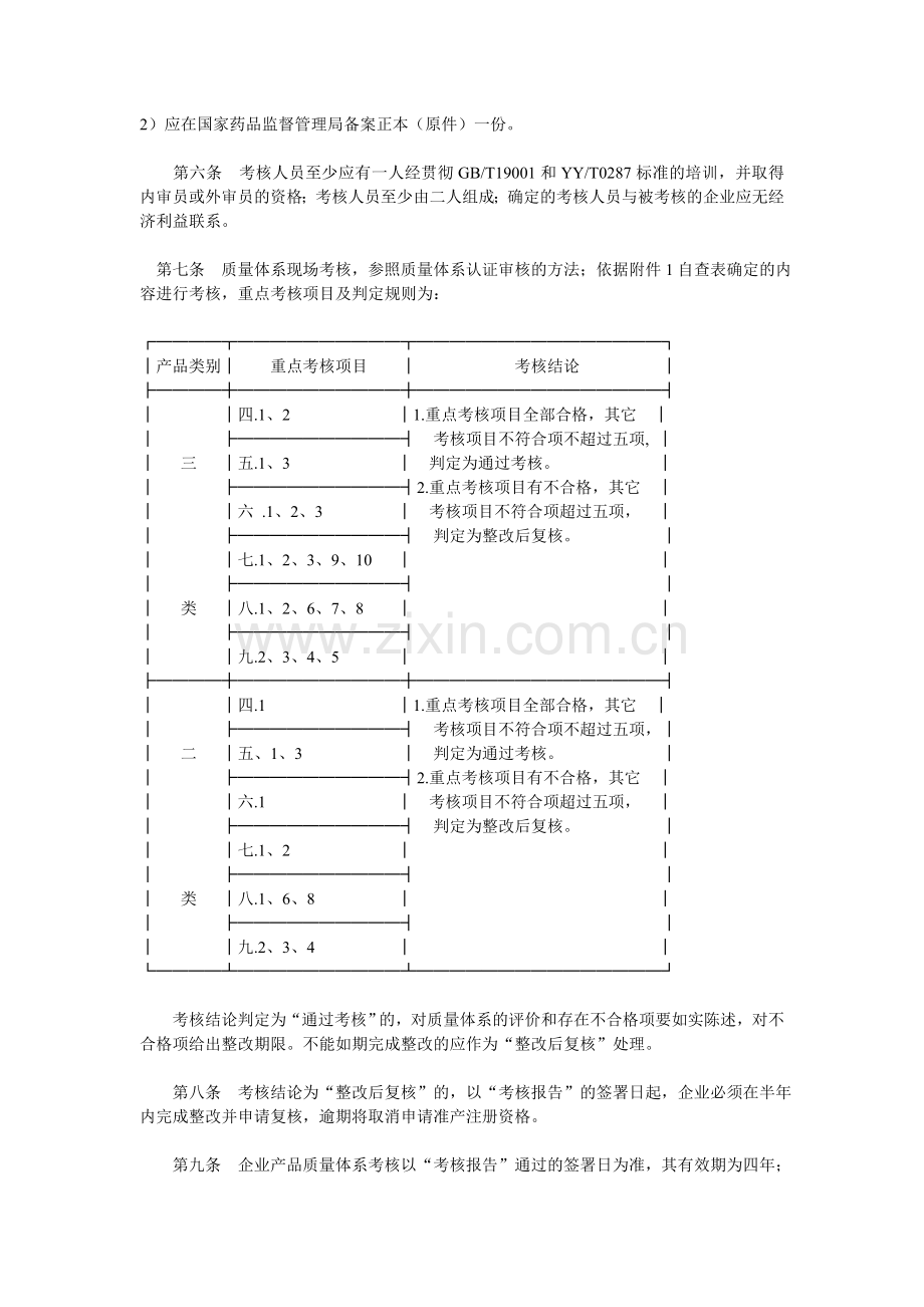 医疗器械生产企业质量体系考核办法.doc_第2页