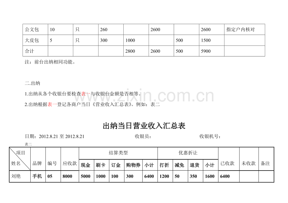 收银员到出纳流程.doc_第2页