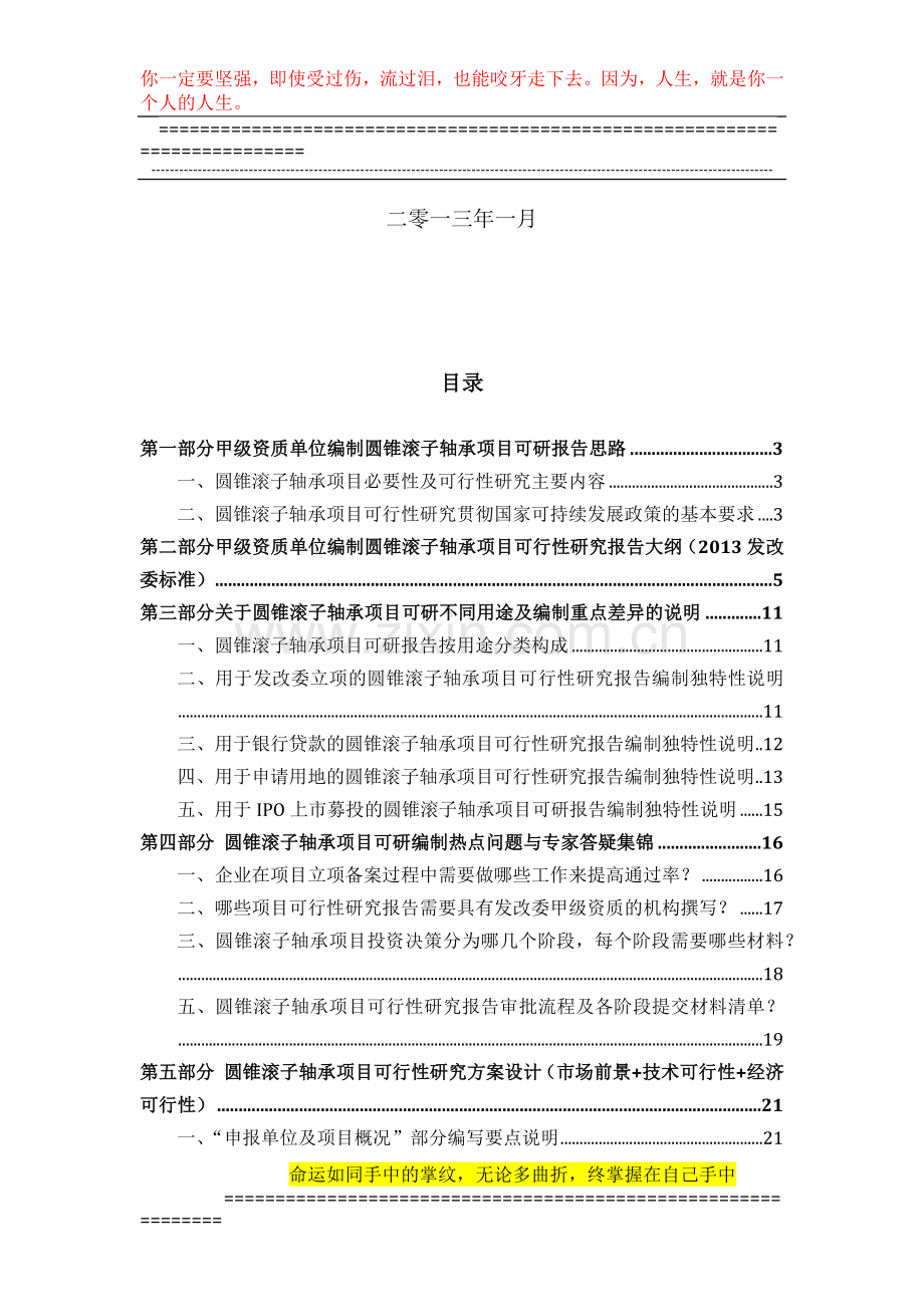 甲级单位编制圆锥滚子轴承项目可行性报告(立项可研-贷款-用地-2013案例)设计方案.docx_第2页