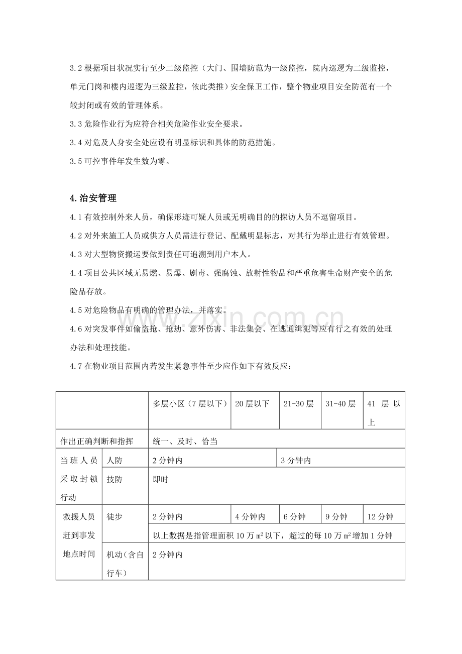 3、宏泰物业管理标准(安全管理类).doc_第3页