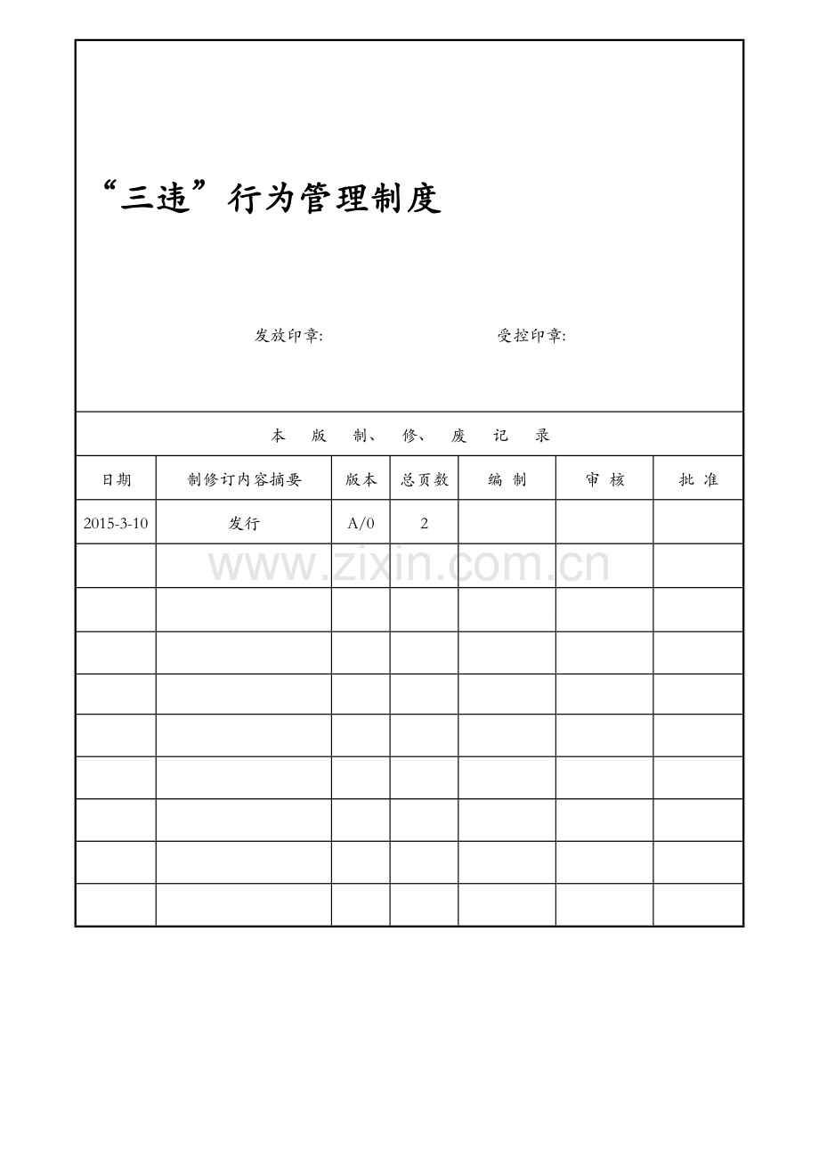 7.2-217“三违”行为管理制度.doc_第1页