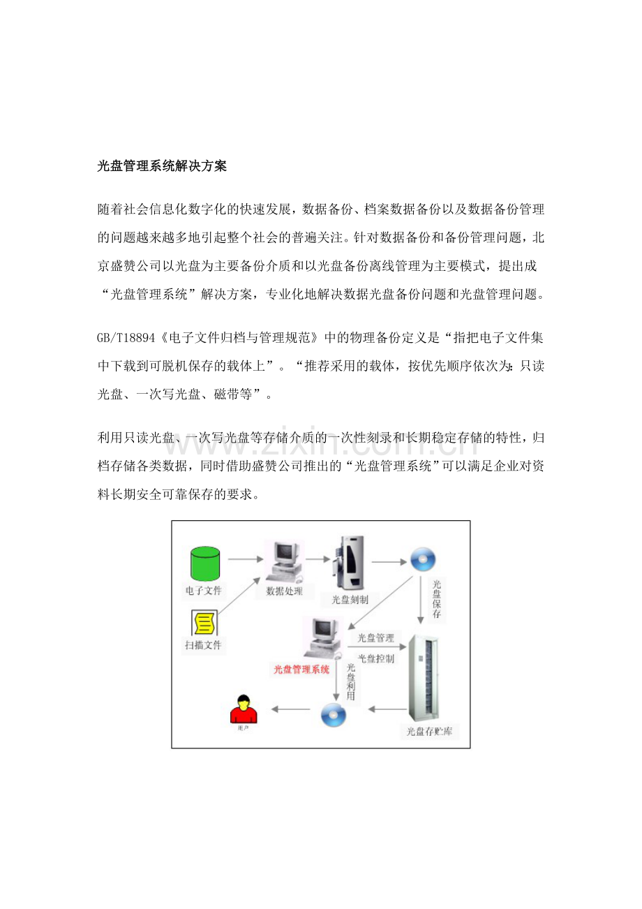 光盘管理系统解决方案.doc_第1页