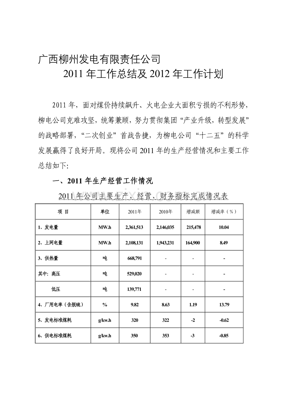 2011年工作总结和2012年工作计划.doc_第1页