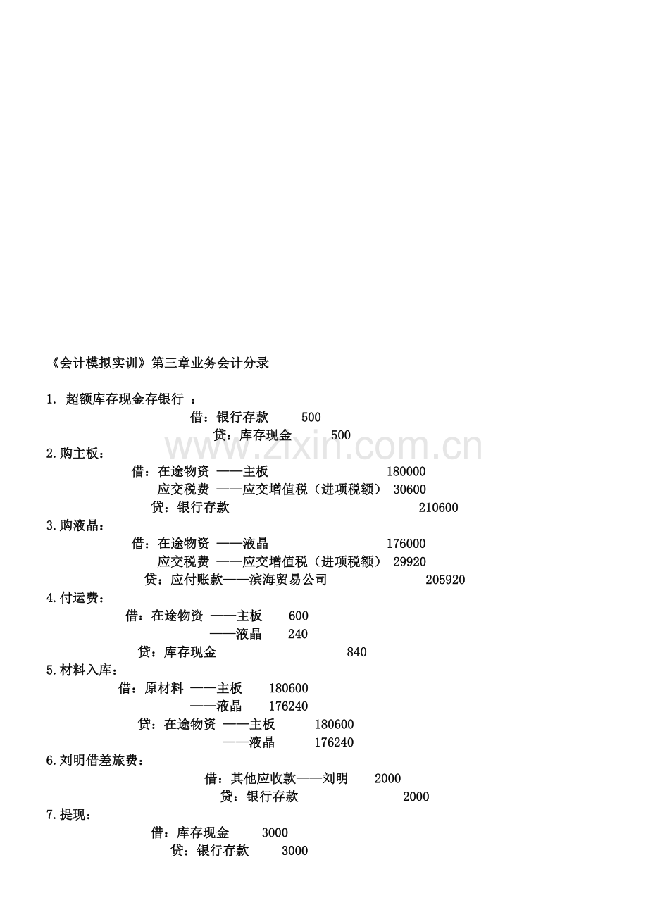 会计模拟实训.doc_第1页