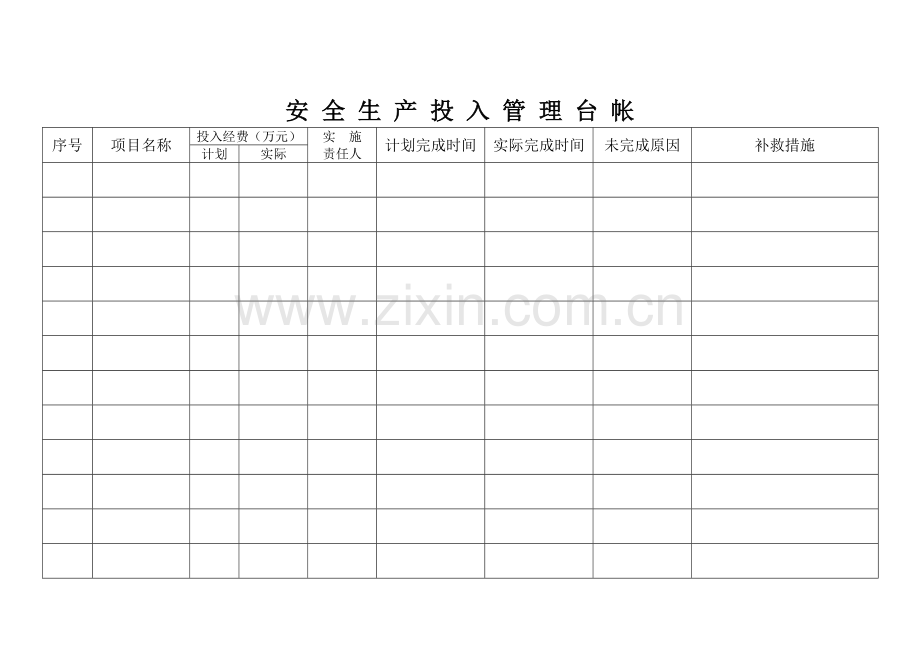 安全生产投入管理台帐.doc_第2页