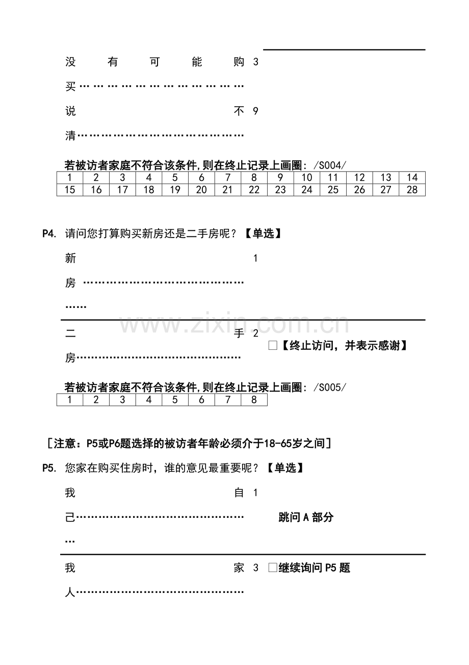 房地产调查问卷模版.doc_第3页