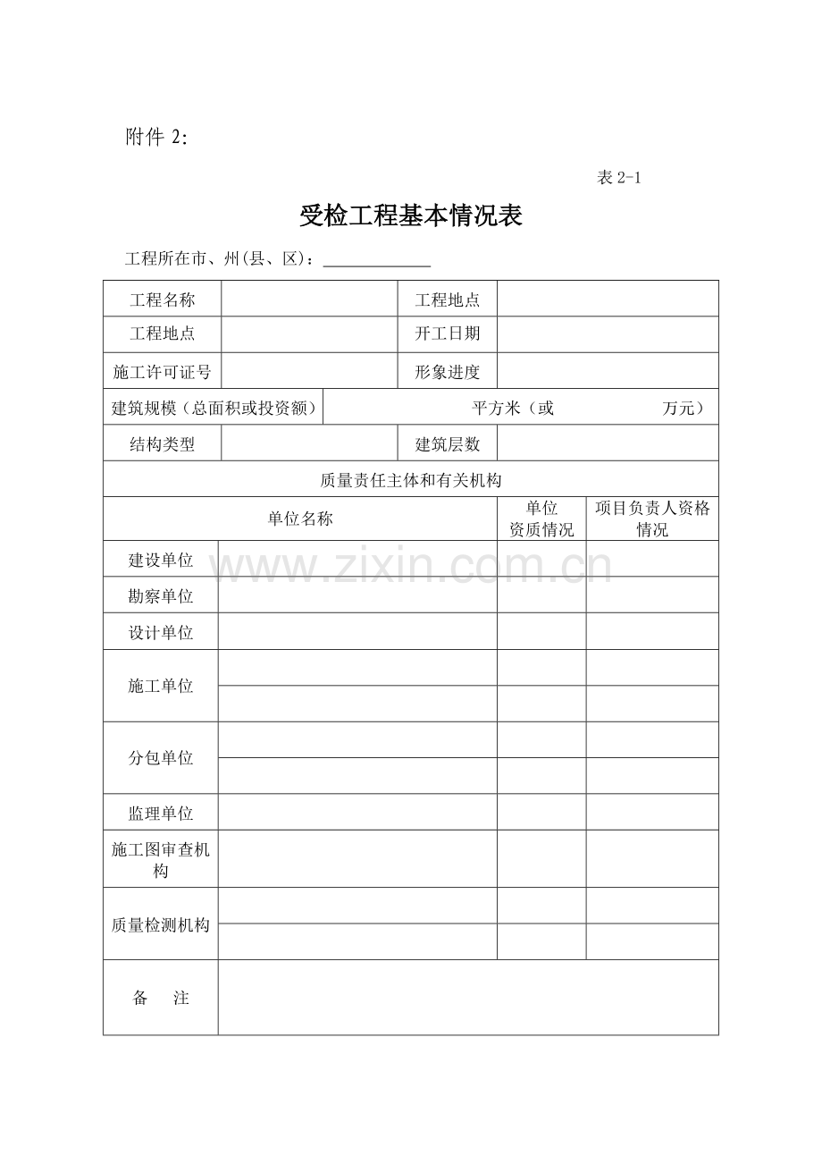 工程建设各方责任主体和有关机构质量行为检查表.doc_第1页