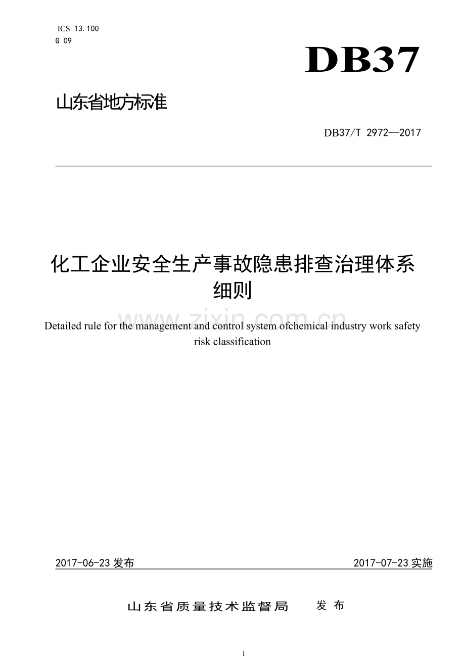 化工企业安全生产事故隐患排查治理细则.doc_第1页