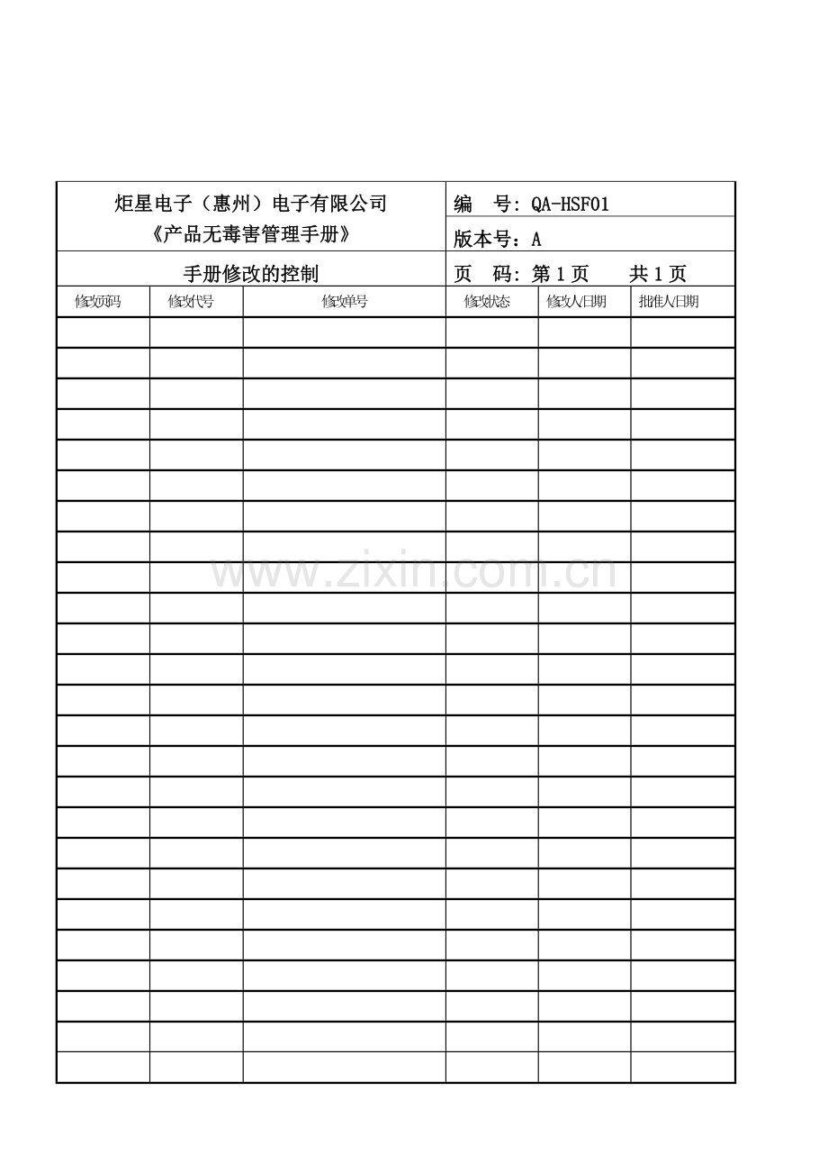 HSF体系管理手册-2013-10-10-试行本.doc_第2页