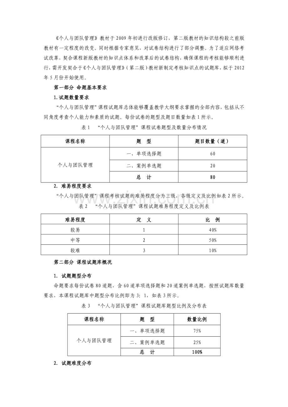 “个人与团队管理”课程基于网络考核改革试点方案-2012春.doc_第2页