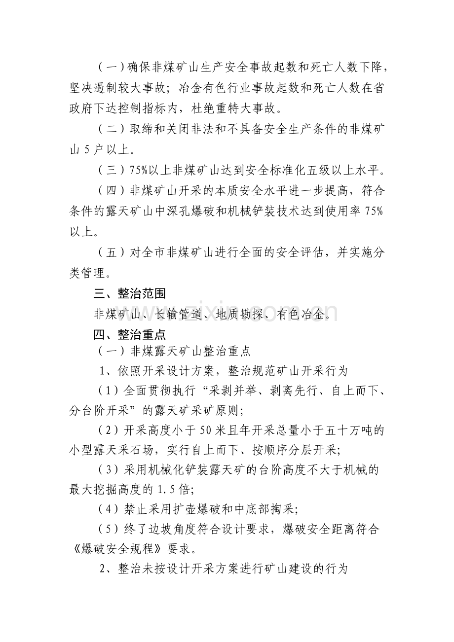 兰州市2010年非煤矿山及相关行业继续深入开展安全生产专项整治行动方案.doc_第2页