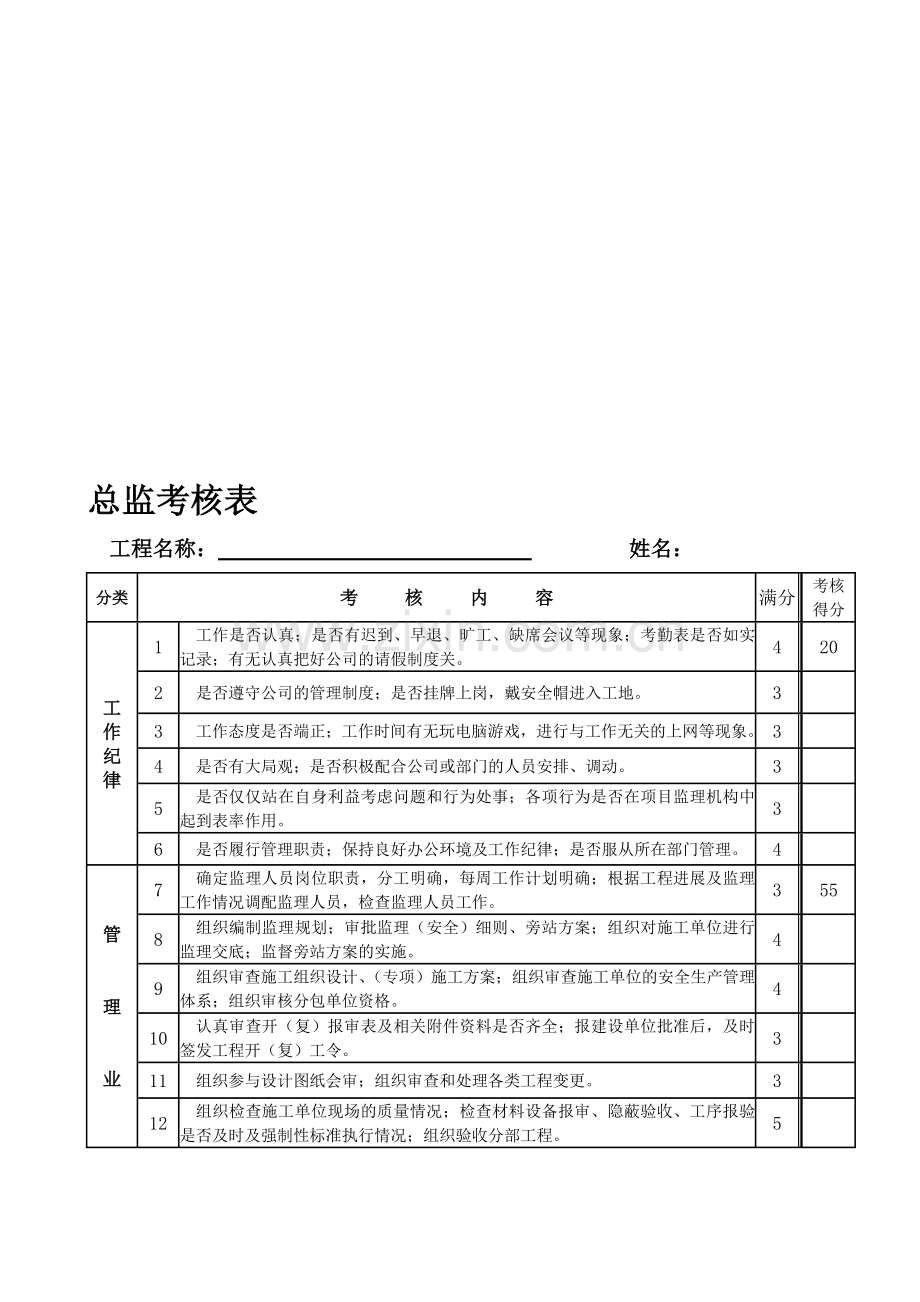 新总监(代表)考核表.doc_第1页