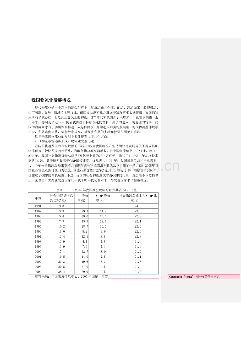 我国物流业的发展概况.doc_第1页