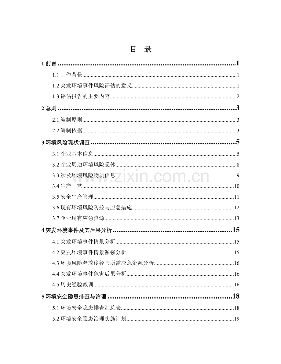 企业突发环境事件风险评估报告.doc_第2页