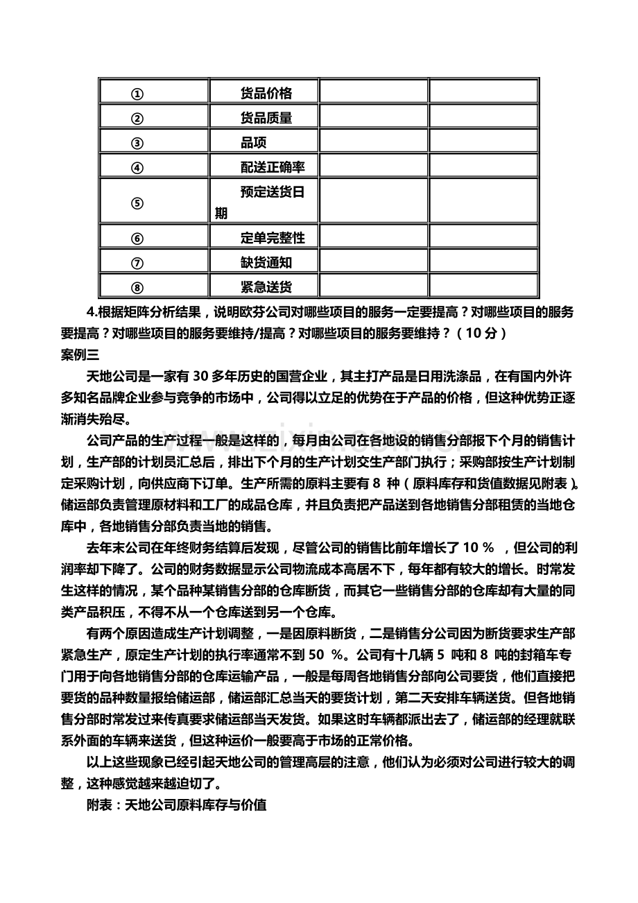 物流职业经理人考试题库.doc_第3页