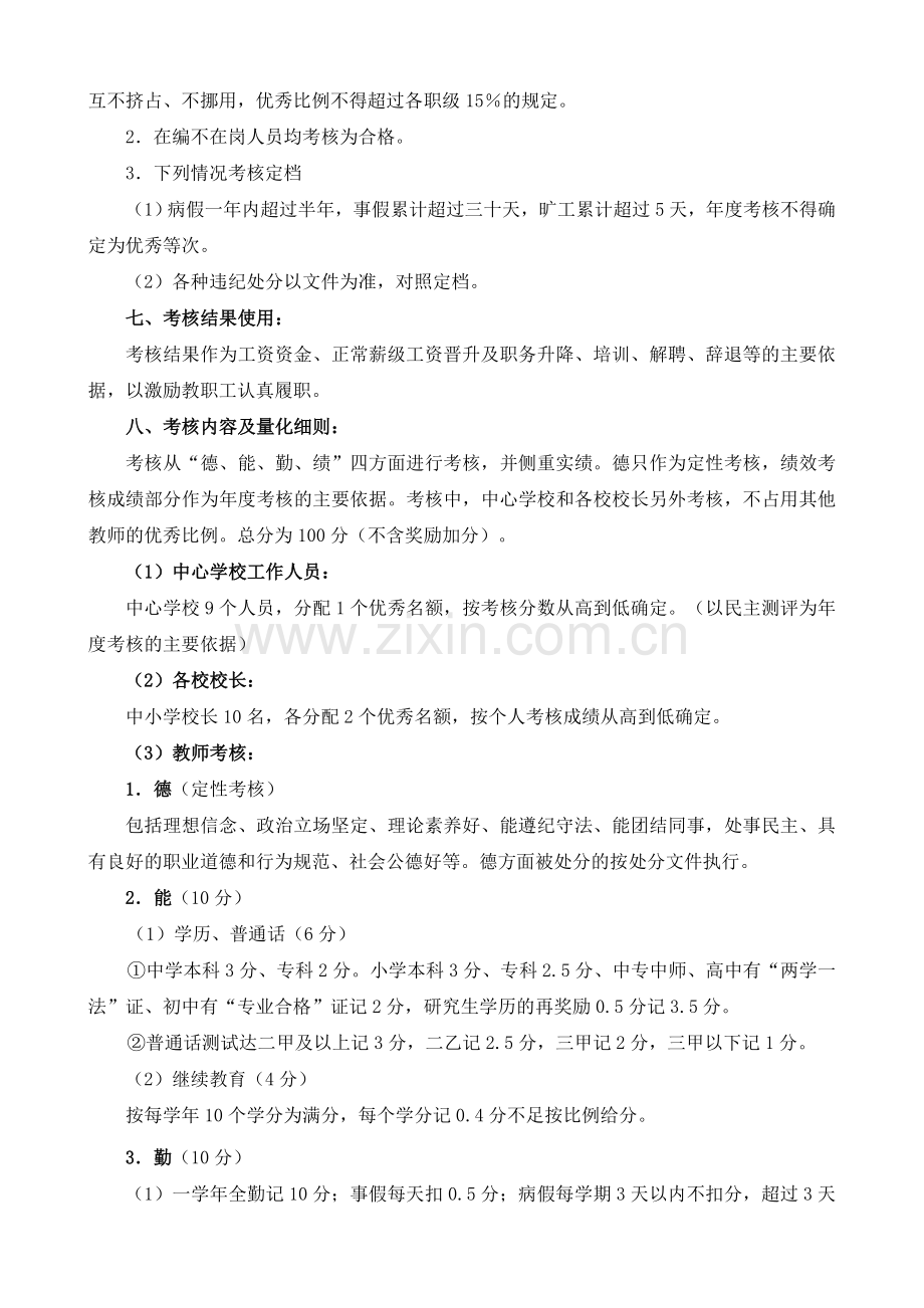 先锋学校2012年度履职考核方案.doc_第2页