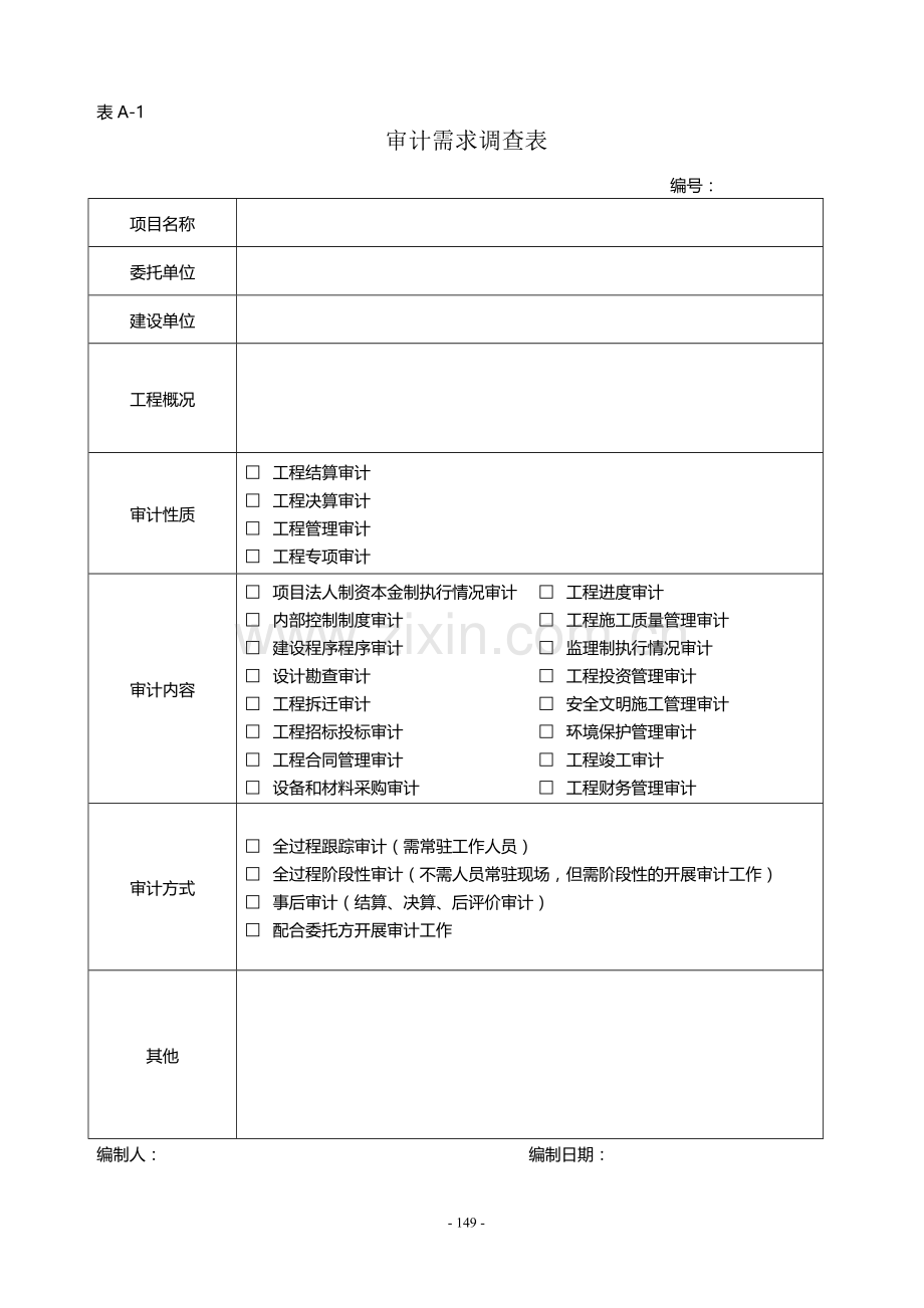 建设项目全过程跟踪审计表格-综合类.doc_第2页