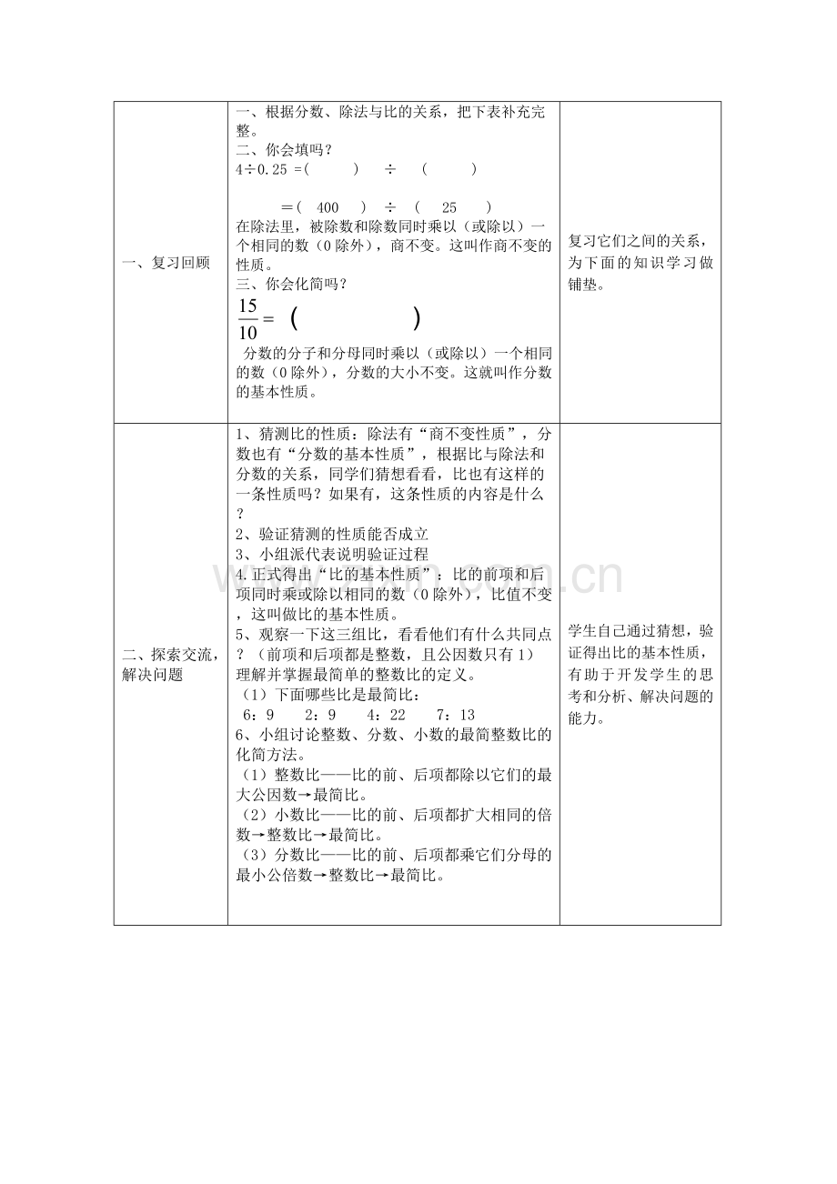 《比的基本性质》教学设计定稿.doc_第3页