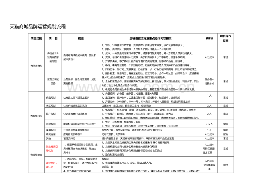 天猫商城品牌运营规划流程.doc_第1页