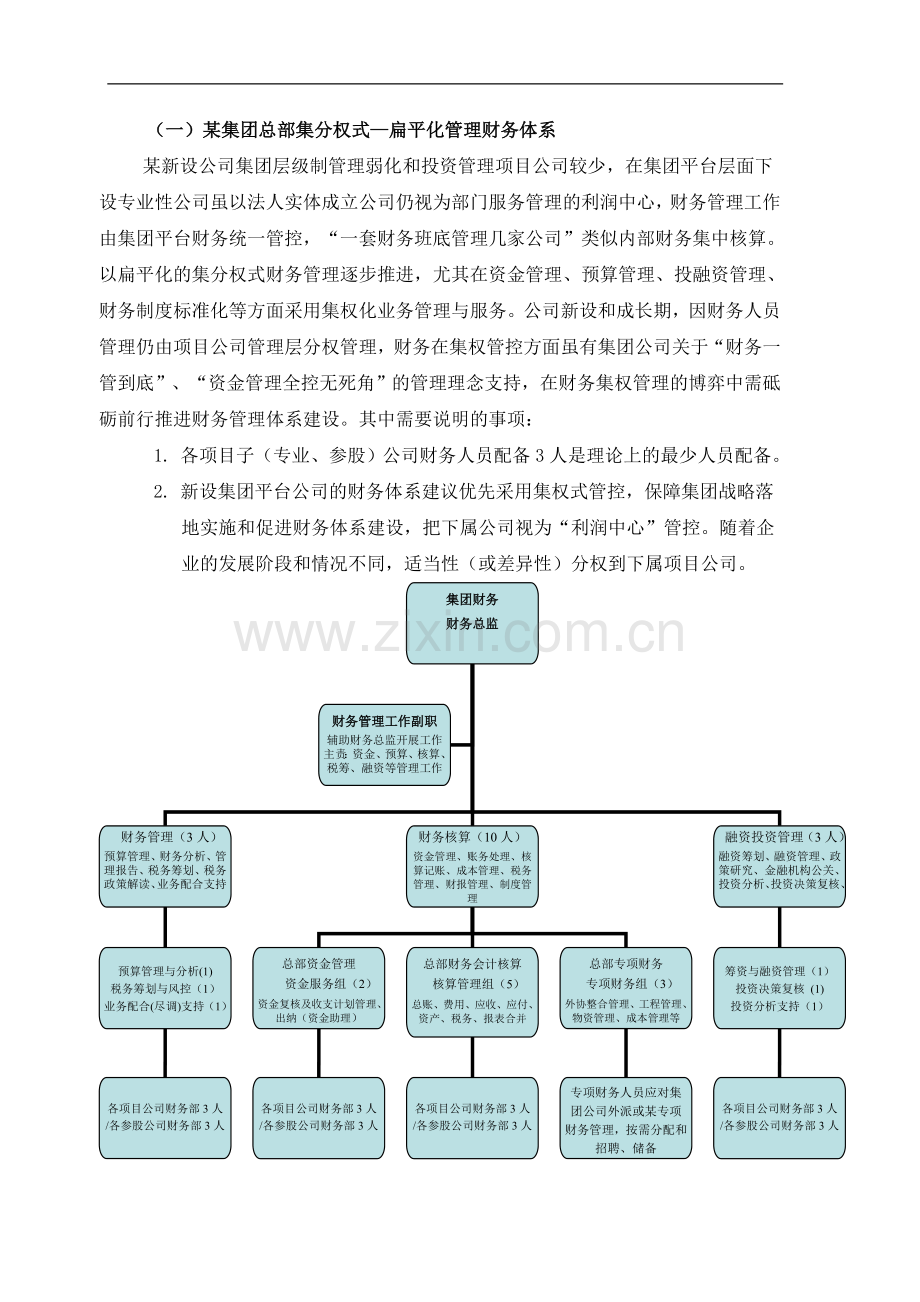 财务体系模式及组织架构方案(简版).doc_第1页