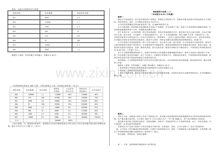 物流案例二05-08试题及答案.doc_第2页