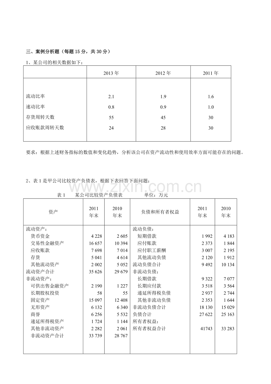 东北师范2016年春季《财务报表分析》期末考核.doc_第2页