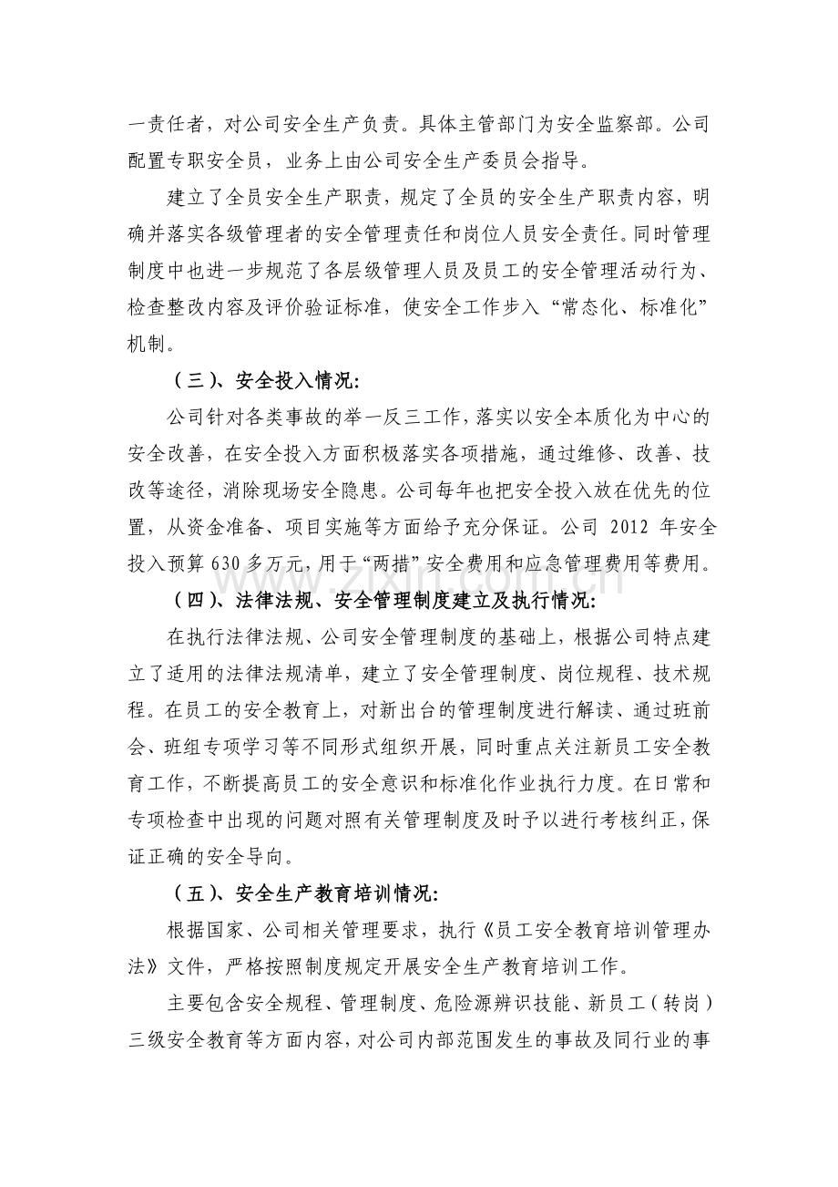 2012年安全生产标准化绩效评定报告.doc_第2页