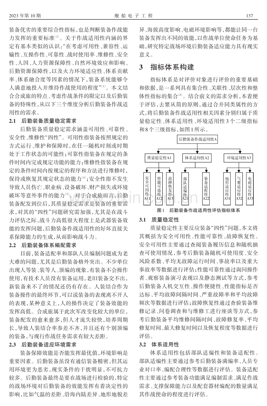 合成旅后勤装备作战适用性评估问题研究.pdf_第2页