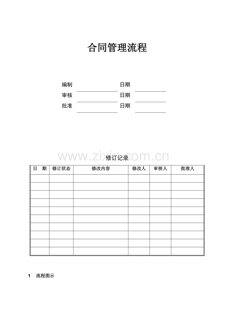 建筑工程合同管理流程.doc_第1页