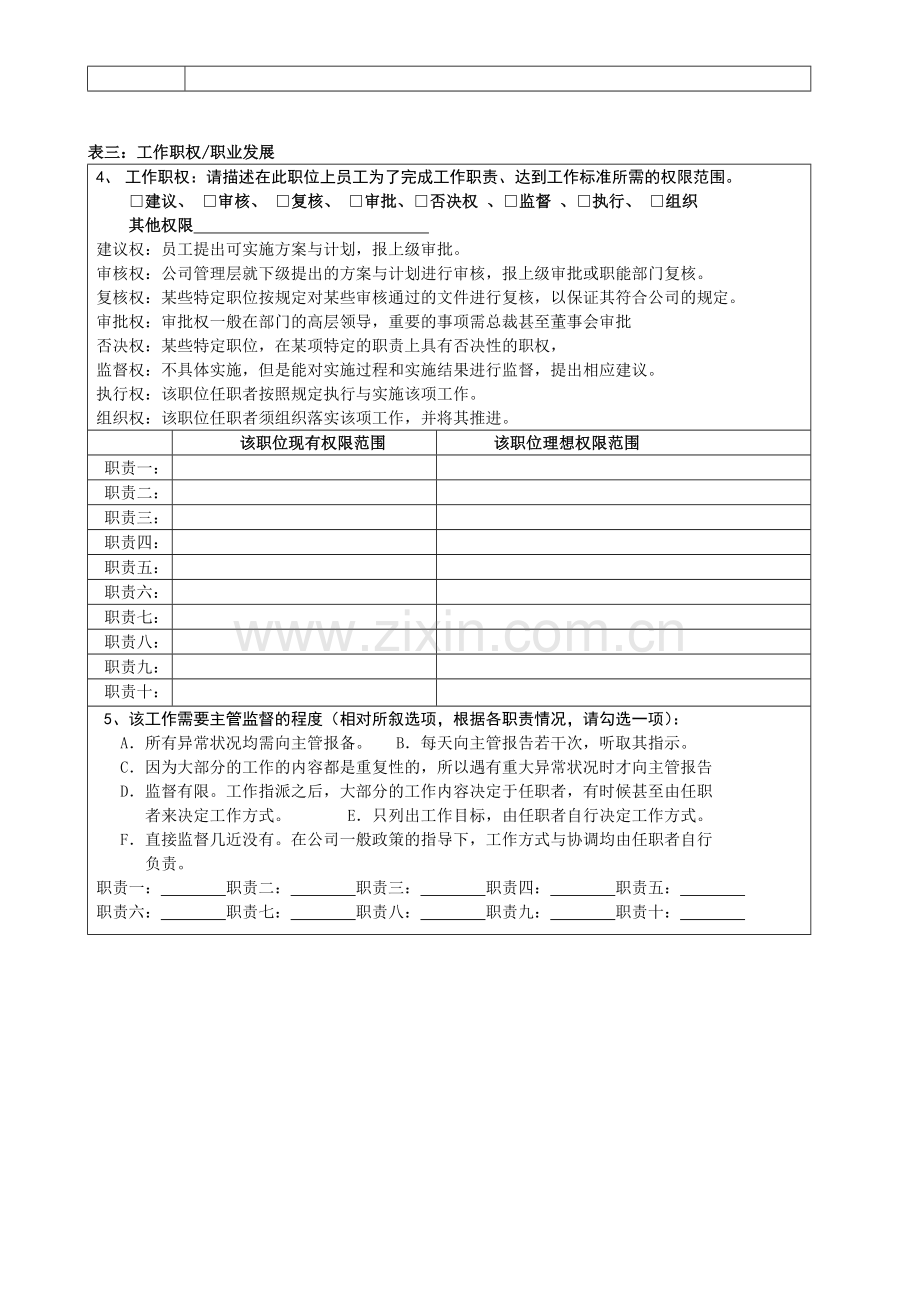 职位分析调查问卷空表与模版.doc_第3页