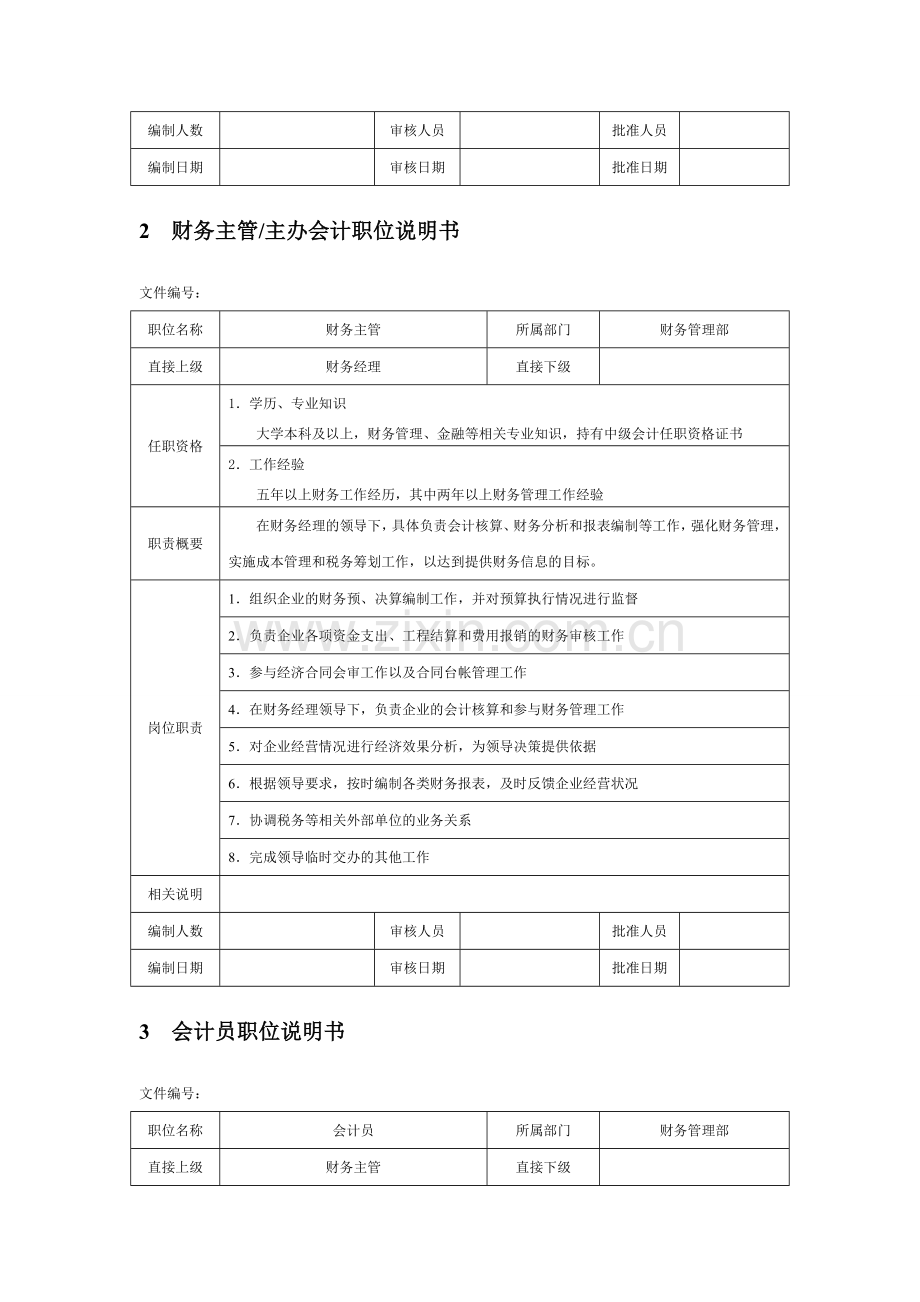 财务部架构及岗位职责.doc_第3页