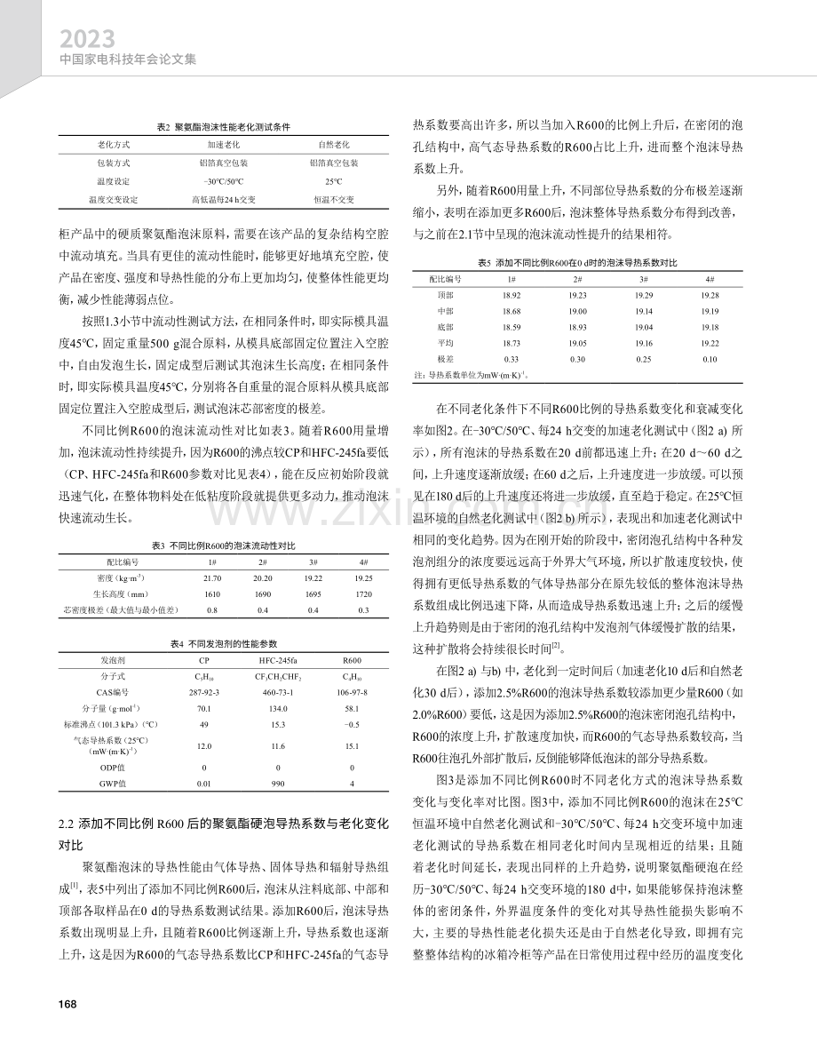 含小分子发泡剂的硬质聚氨酯泡沫塑料性能老化研究.pdf_第3页